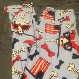 Lularoe Americana 4th of July dogs puppies flags